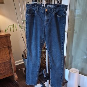 GAP Women's Dark Blue Straight Leg Jeans